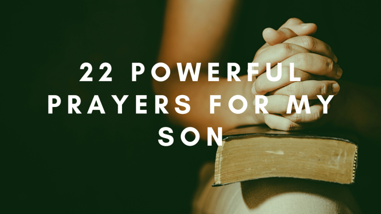 prayer for my son
