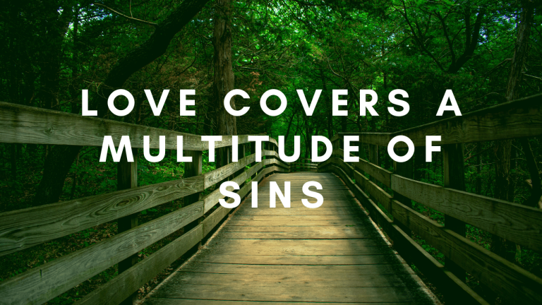 love covers a multitude of sins