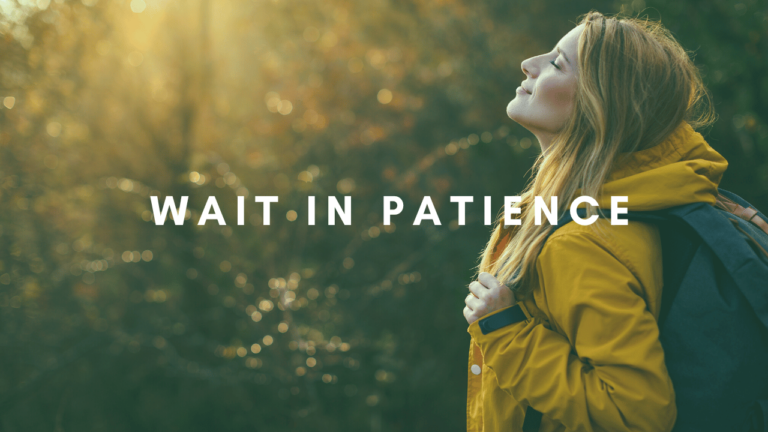 wait in patience
